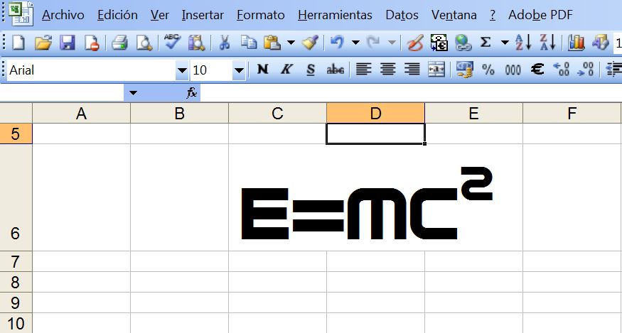 Física con Excel