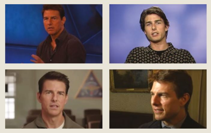 Varios Tom Cruise, algunos falsos